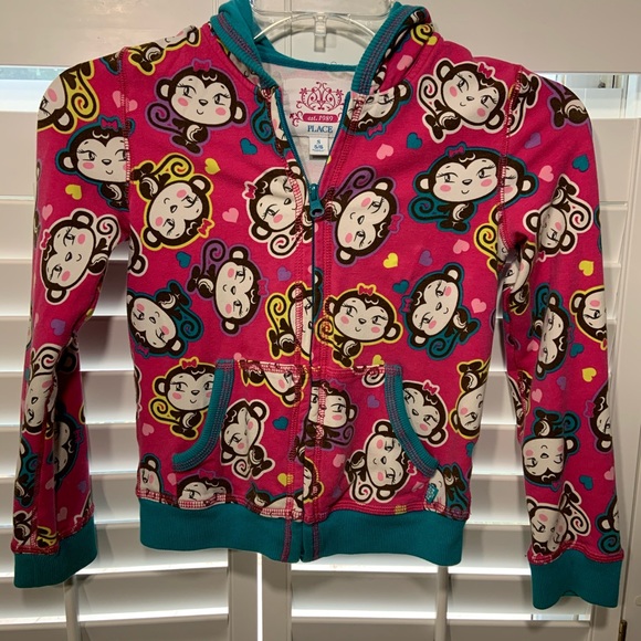 Youth Knit Zip Hoodie Size 5/6 - Picture 3 of 4